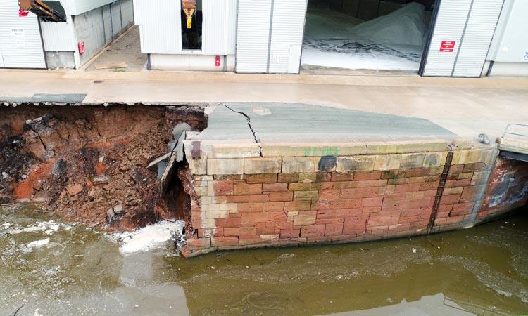 Quayside Damage